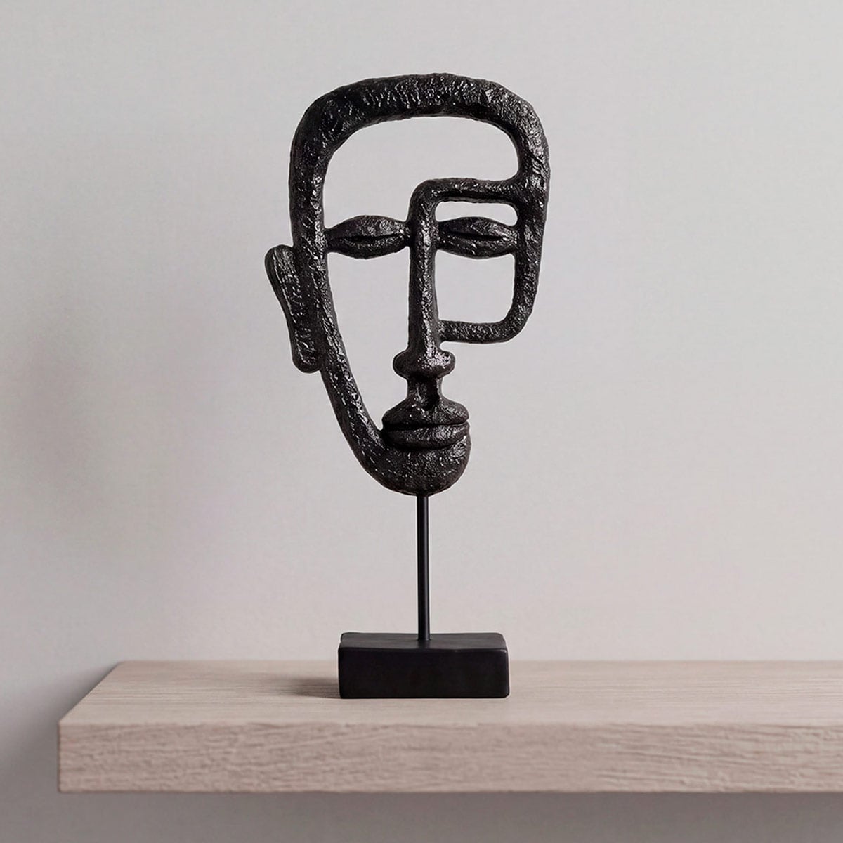 FIGURA DECORATIVA RIPLEY HOME CARA NEGRO - 1