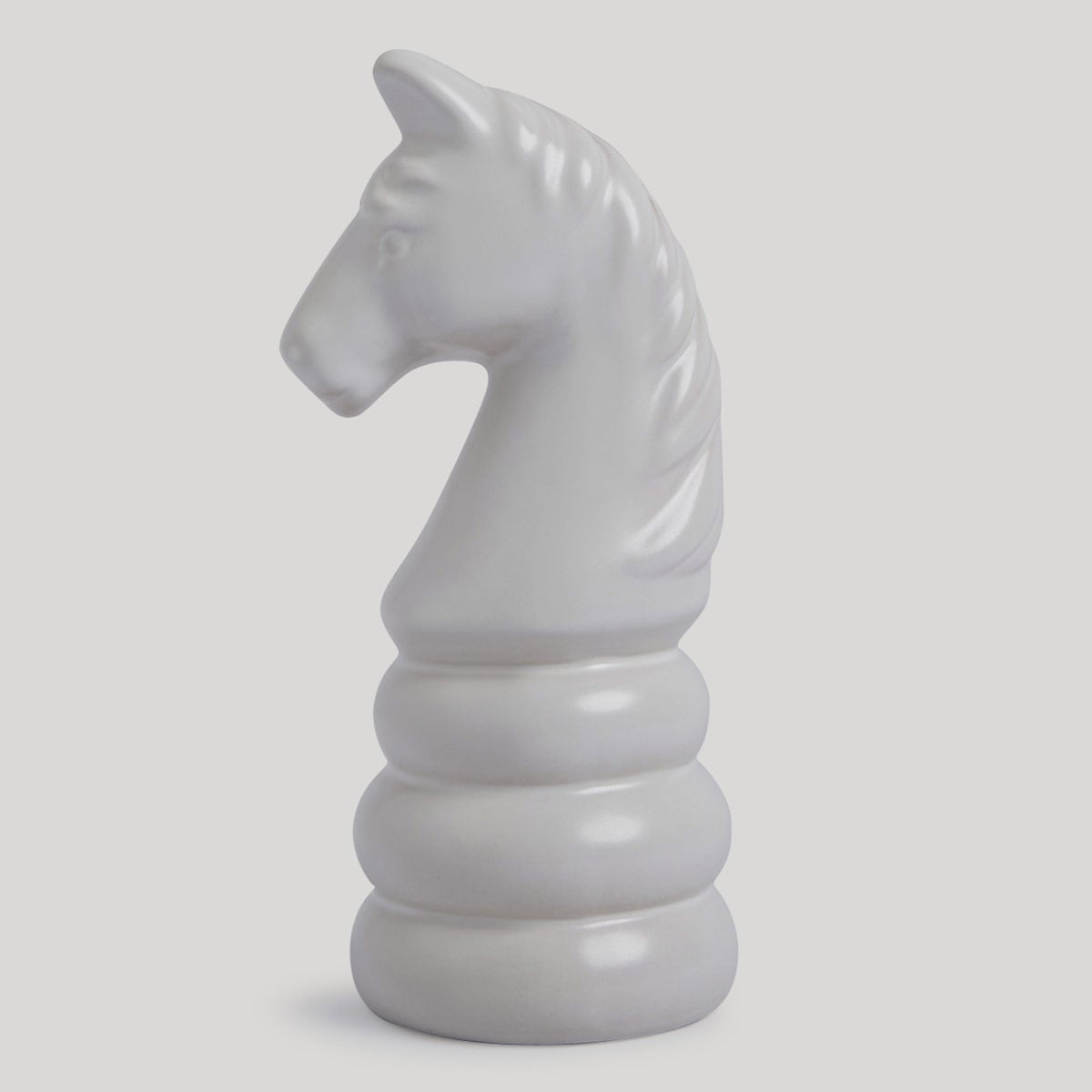 FIGURA DECORATIVA RIPLEY HOME AJEDREZ CABALLO BLANCO - 2