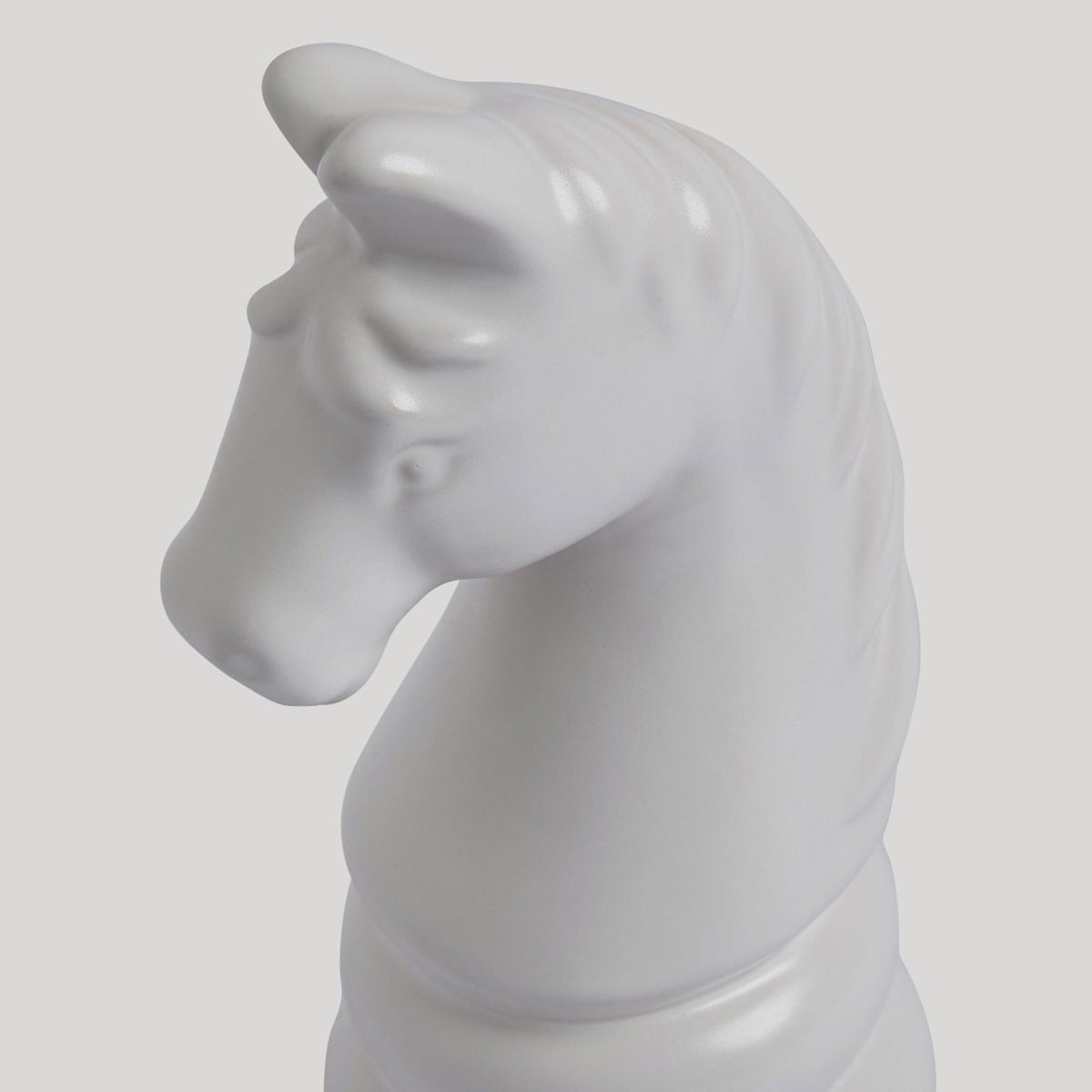 FIGURA DECORATIVA RIPLEY HOME AJEDREZ CABALLO BLANCO - 3