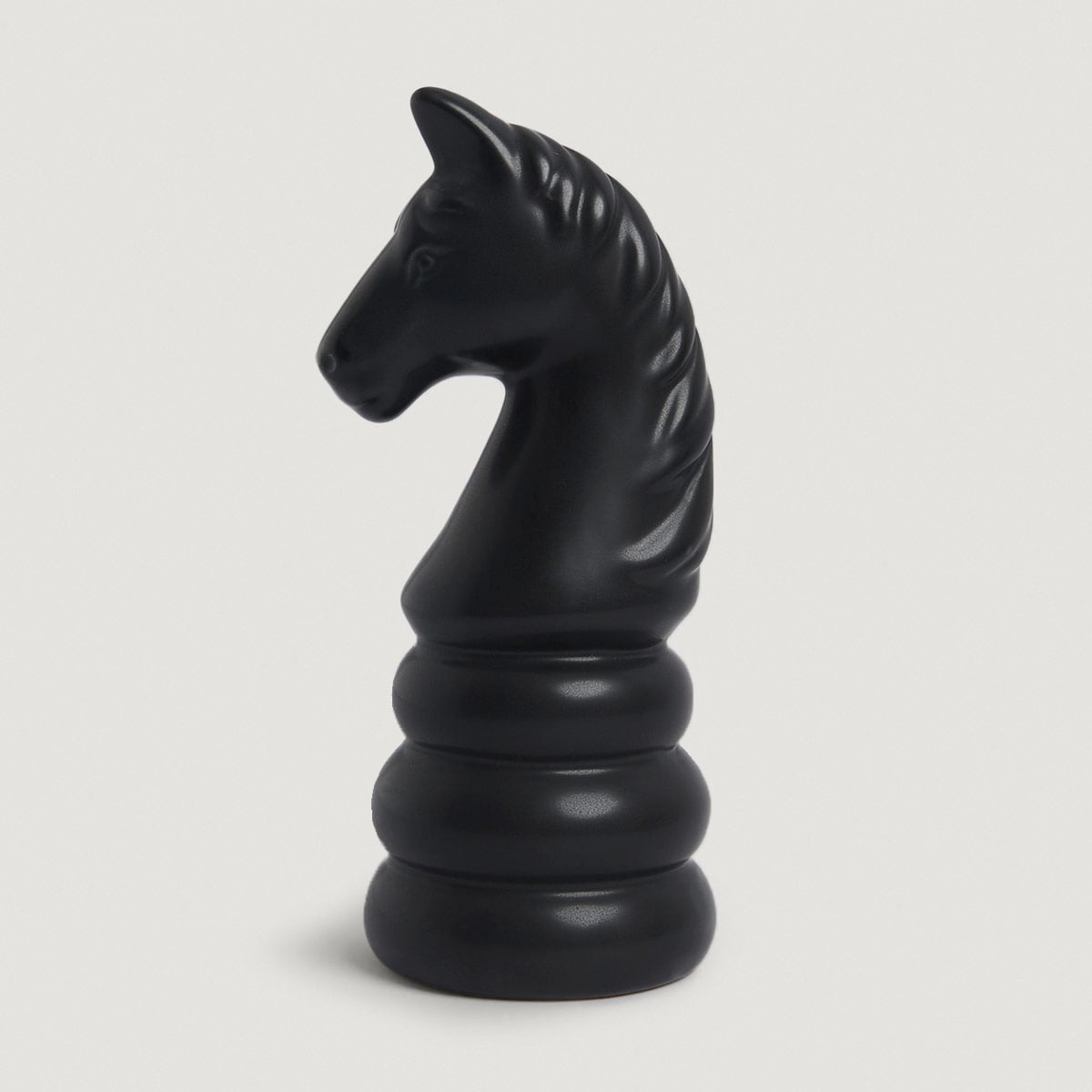FIGURA DECORATIVA RIPLEY HOME AJEDREZ CABALLO NEGRO - 2