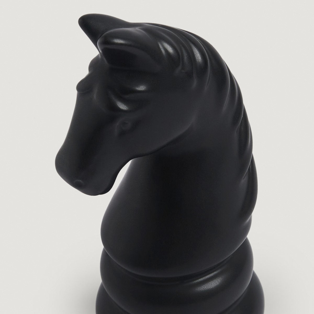 FIGURA DECORATIVA RIPLEY HOME AJEDREZ CABALLO NEGRO - 3