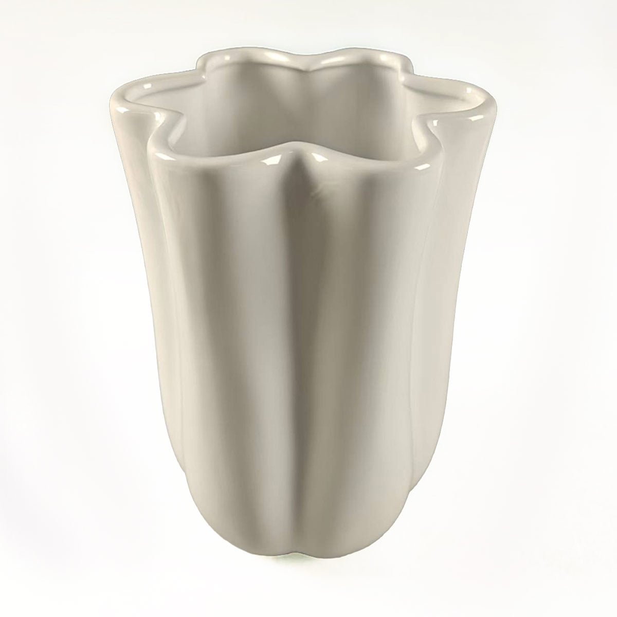 FLORERO RIPLEY HOME BORDE FLOR BLANCO 20 CM - 1