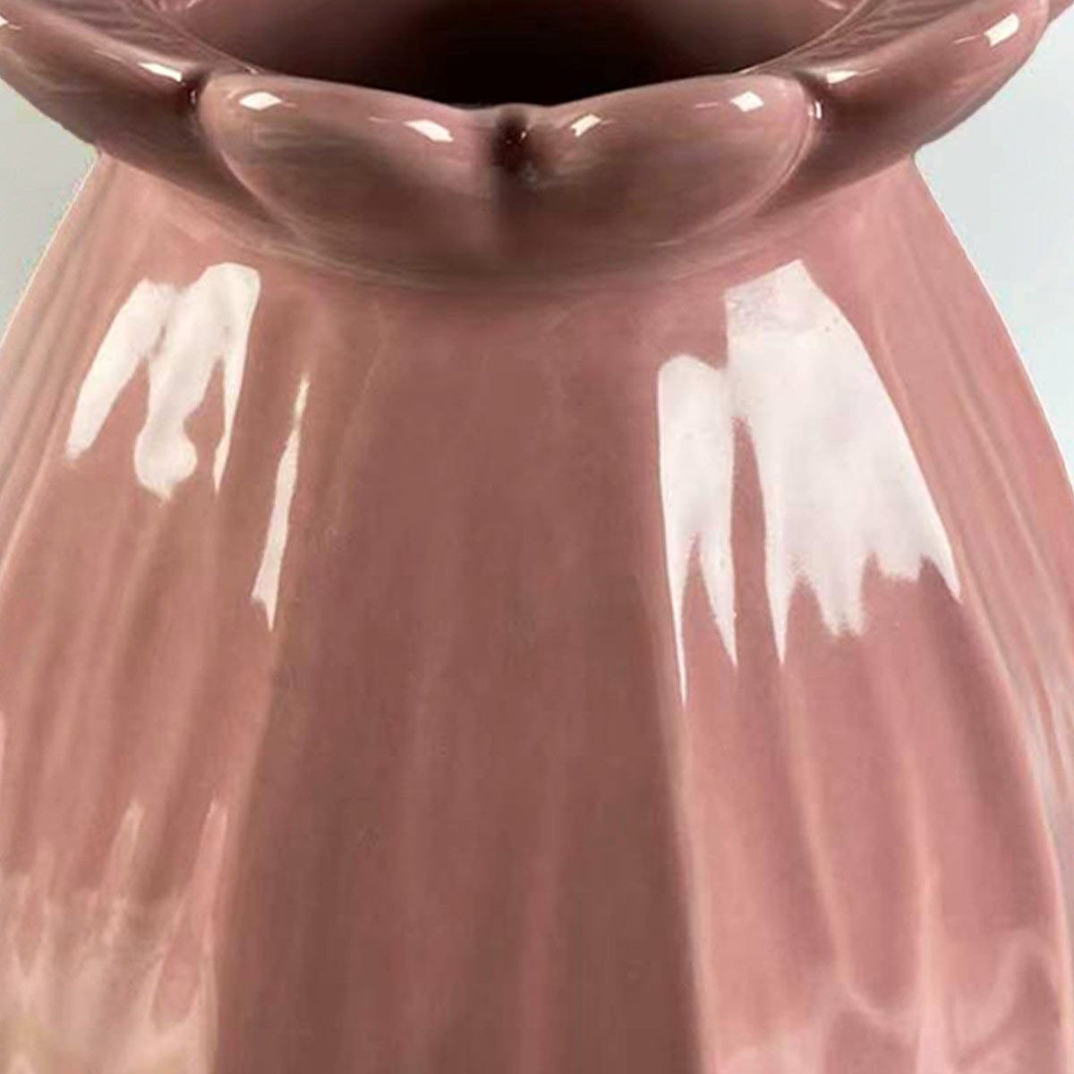 FLORERO RIPLEY HOME BORDE FLOR ROSA 30 CM - 2