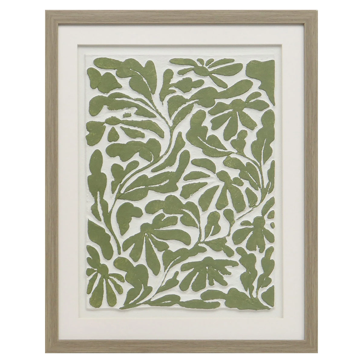 CUADRO RIPLEY HOME FLORES VERDE 40X50 CM - 1