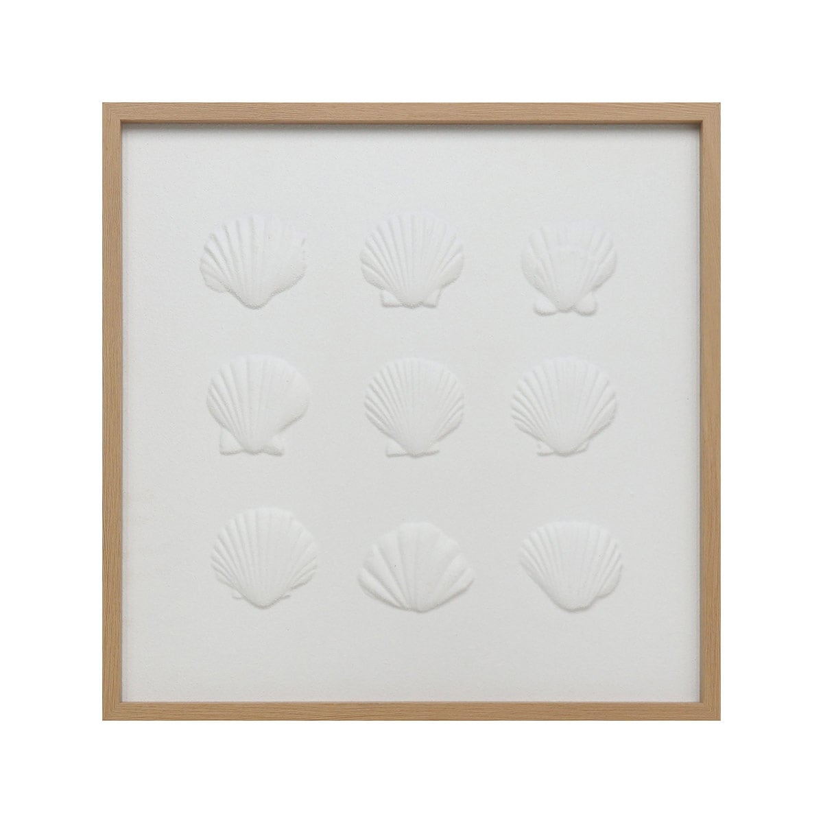 CUADRO RIPLEY HOME CONCHITAS CRUDO 50X50 CM - 1