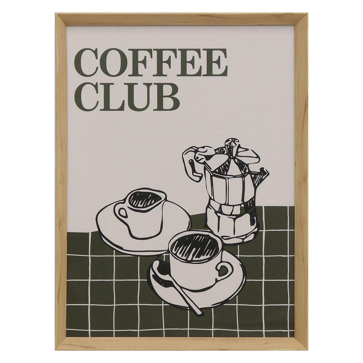 CUADRO RIPLEY HOME COFFEE CLUB 30X40 CM - 1