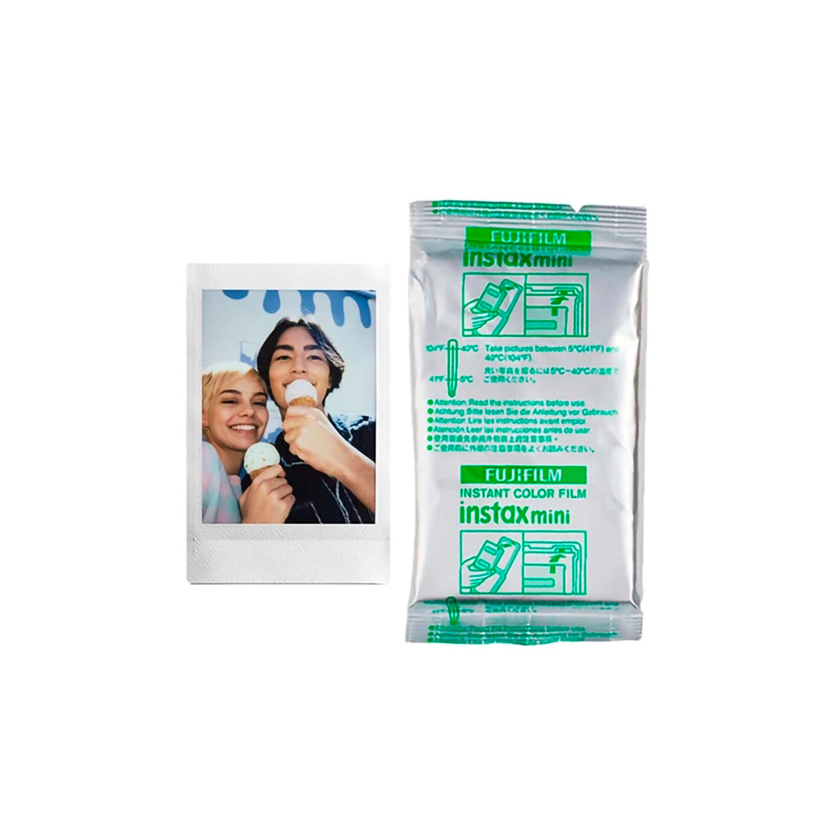 CÁMARA INSTANTÁNEA FUJIFILM INSTAX MINI 12 LILA + ÁLBUM + ESTUCHE + P10 - 5