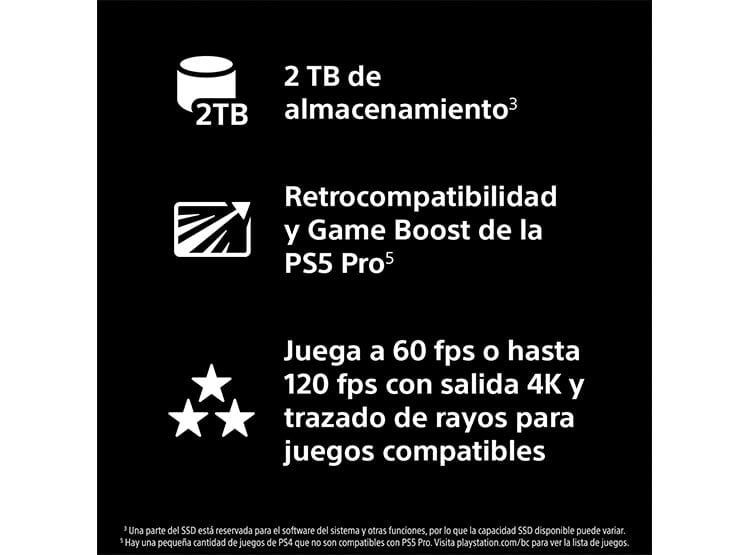 CONSOLA PS5 PLAYSTATION 5 PRO 2TB EDICIÓN DIGITAL - 9