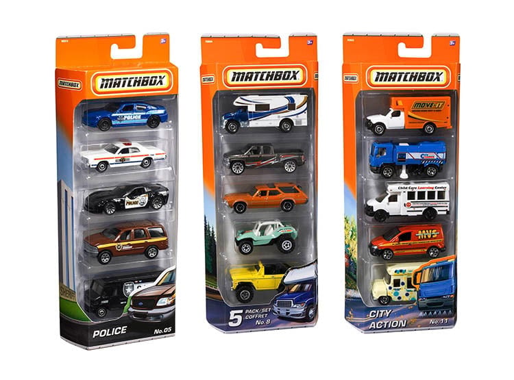 CARRITOS MATCHBOX PACK X5 C1817 - 1