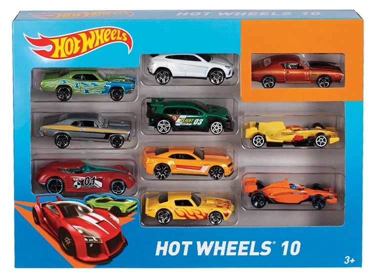 PISTA HOT WHEELS JUGUETE EDRAGON BALLBSC 10-CAR 54886 PACK 10 AUTOS - 2