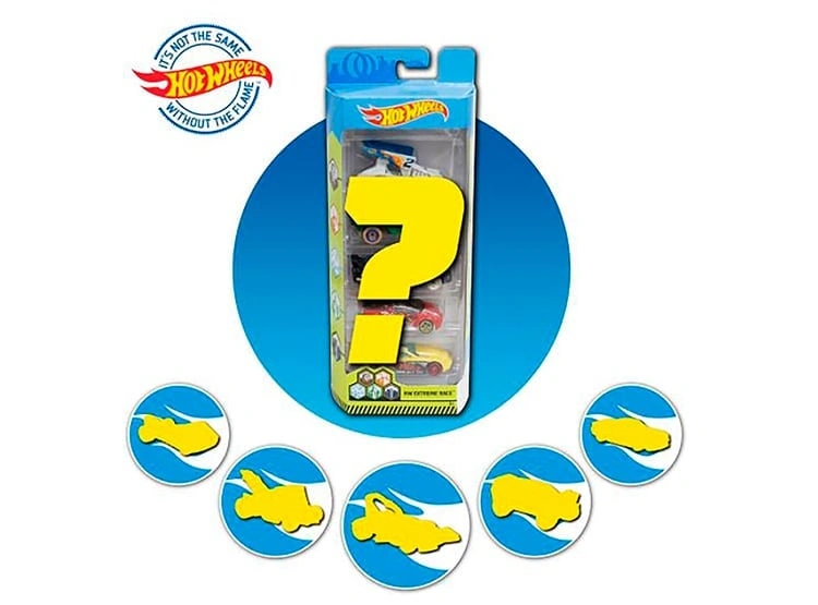 PISTA HOT WHEELS JUGUETE PAQUETE 5 1806 - 3