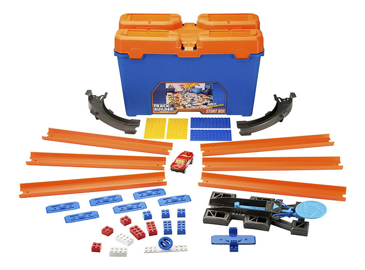 Hot Wheels Track Builder Starter Kit DWW95 - Kit Costruzione Piste Con Oltre 35 Pezzi, Per Bambini Da 6 Anni In Su