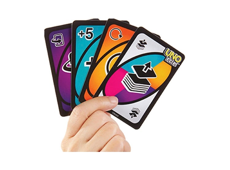JUEGO DE CARTAS UNO FLIP CON BARAJA DE DOS CARAS Y CAJA METÁLICA PARA NIÑOS DE 7 AÑOS EN ADELANTE - 2