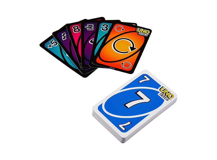 JUEGO DE CARTAS UNO FLIP CON BARAJA DE DOS CARAS Y CAJA METÁLICA PARA NIÑOS DE 7 AÑOS EN ADELANTE - 1