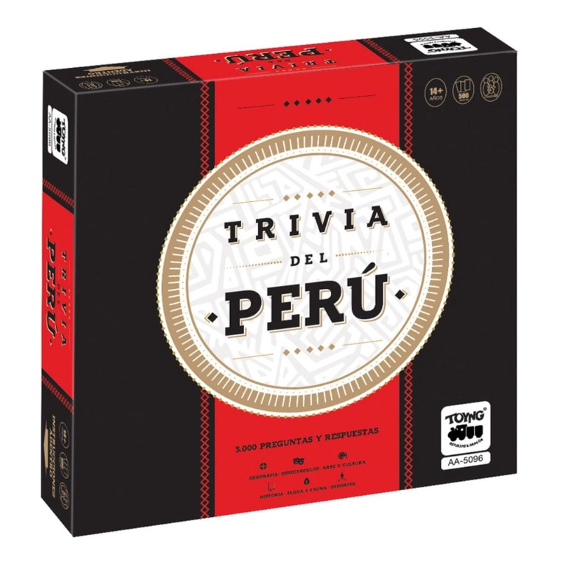 JUEGO DE MESA  TRIVIA DEL PERU TONYG - 1