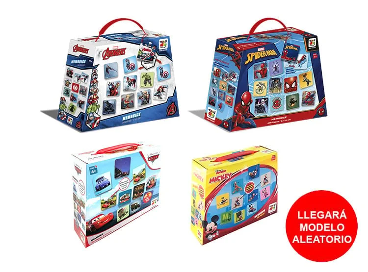 JUEGO DE MESA DISNEY MEMORICE 60 PIEZAS NIA NIO - 1