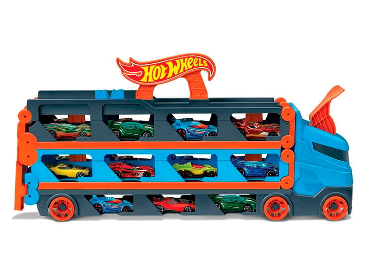 PISTA DE JUGUETE HOT WHEELS REMOLQUE CARRERAS - 1