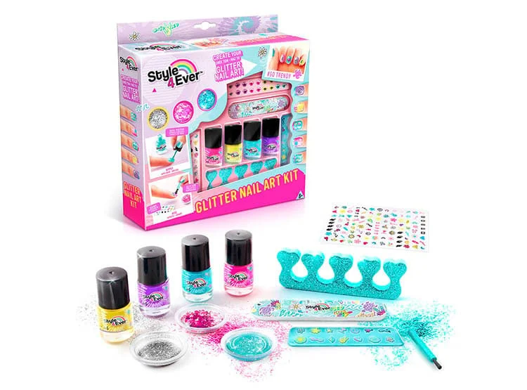 KIT UÑAS STYLE4EVER DISEÑA CON GLITTER - 2