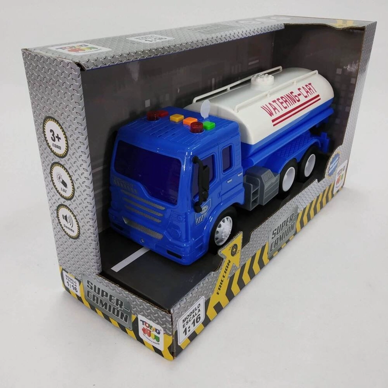 CAMION TOYNG ESC 116 JUGUETE ESC. FRICC. CLUZ Y SONIDO - 6