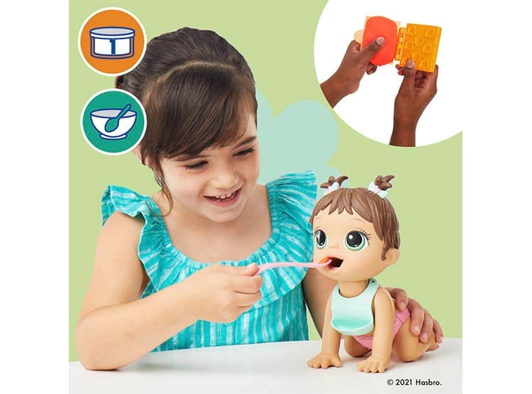 MUÑECA BABY ALIVE LIL FEATURES BRN - 2