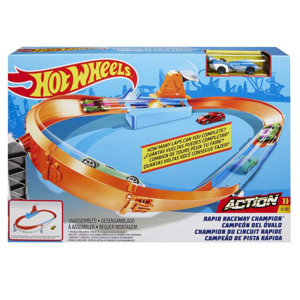 JUGUETE HOT WHEELS SURT PISTAS CAMPEONATO PADRE GBF81 - 3