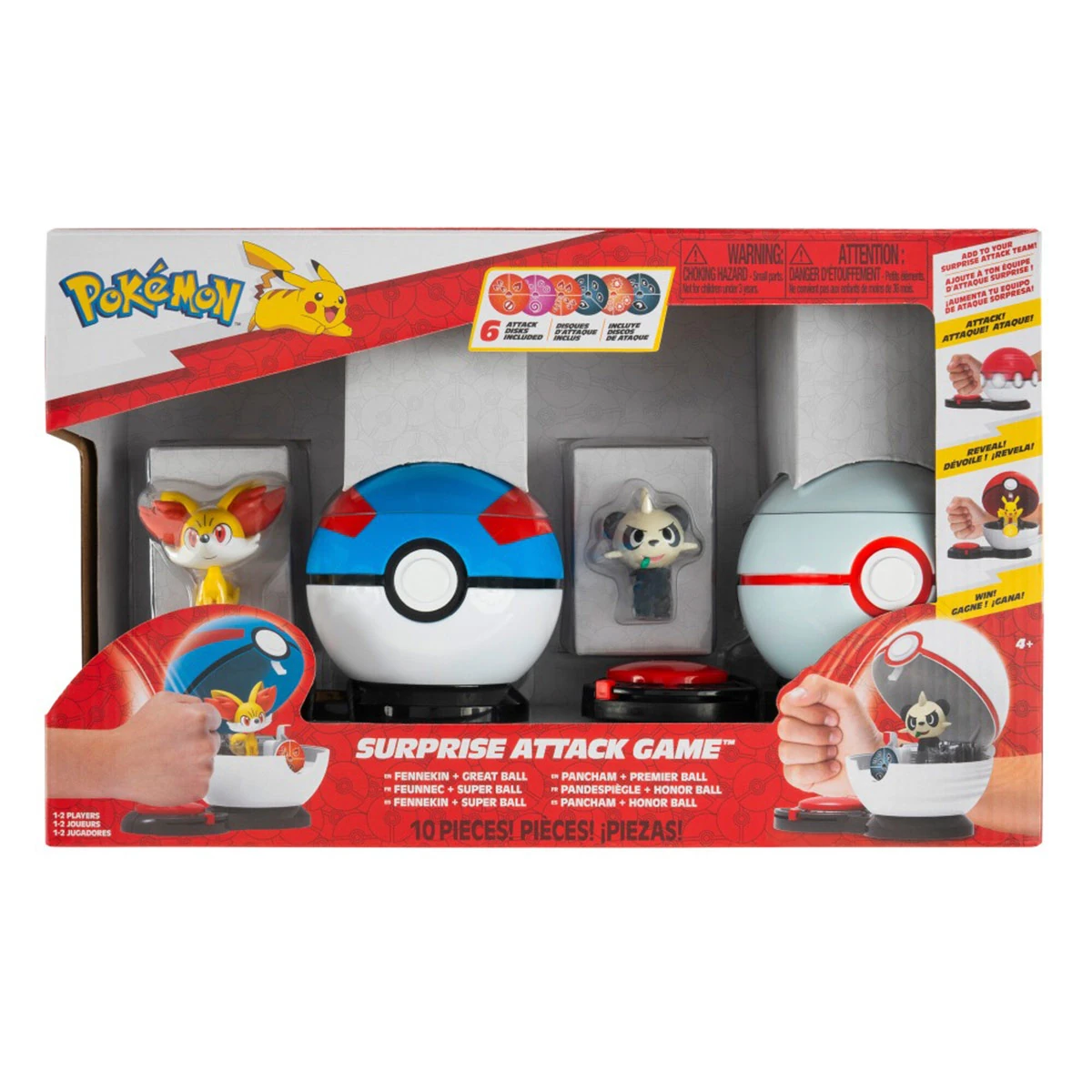SET DE JUEGO ATAQUE SORPRESA POKEMON - 1