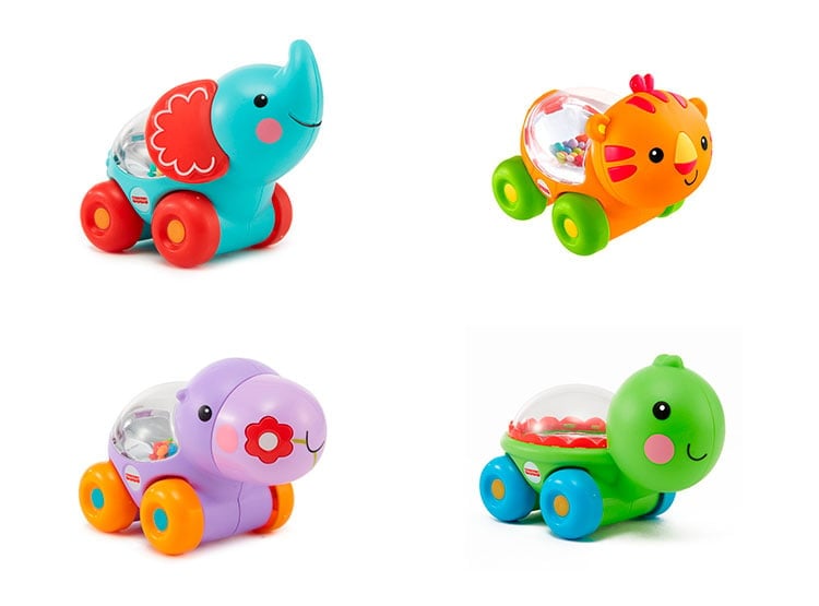 FISHER-PRICE JUGUETE PARA BEBÉS ANIMALITOS PELOTITAS DIVERTIDAS PARA BEBÉS DE 6 MESES EN ADELANTE - 1