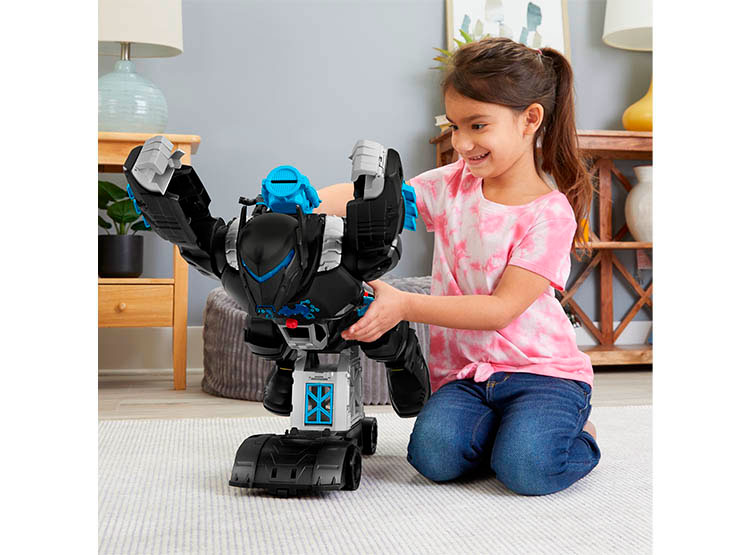 FISHER-PRICE IMAGINEXT DC Super Friends Batman Batbot Xtreme Extreme Robot grande EUR 23,30