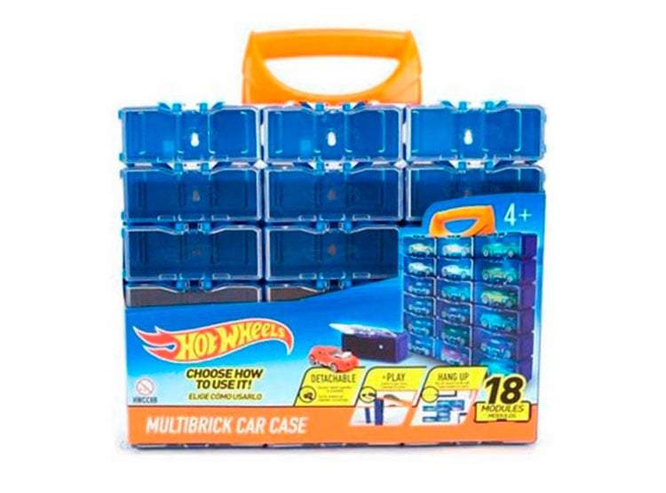 EXHIBIDOR AUTO HOT WHEELS HWCC8B CAR CASE MULTIMODULAR POR 18 PCS - 5