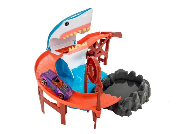 SET TEAMSTERZ PLAYSET COLOR CHANGE JUEGOS TIBURN 1 AUTITO - 1
