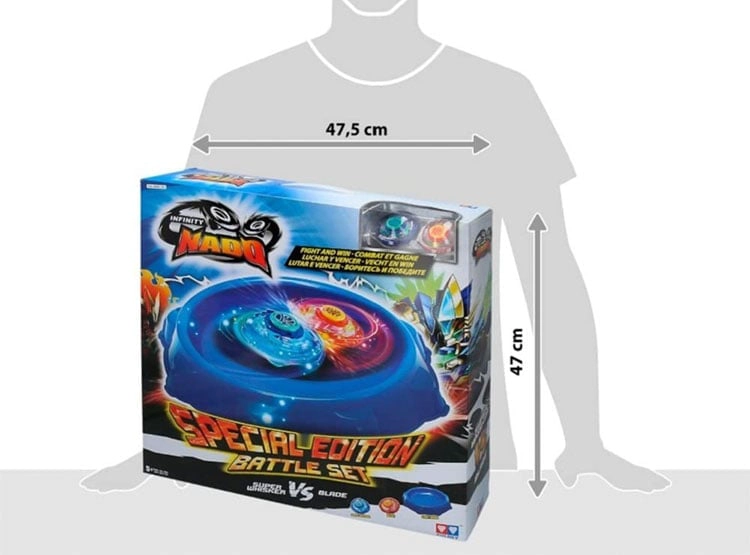 SET STRAWBERRY DE BATALLA INFINITY NADO 2 TROMPOS - 2