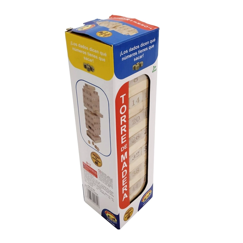 JUEGO DE MESA ASTURIAS Y ARAGON DESTREZA TORREMANIA 54 PIEZAS - 2