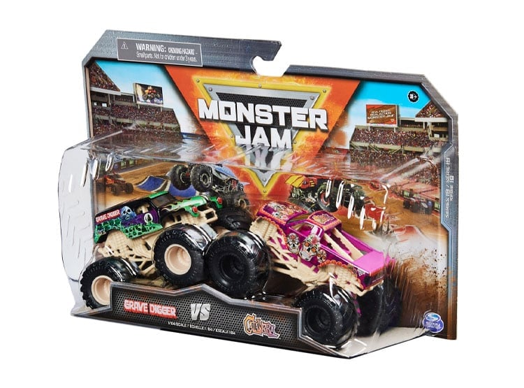 PACK X2 VEHÍCULOS ESCALA 6064128 MONSTER JAM - 2