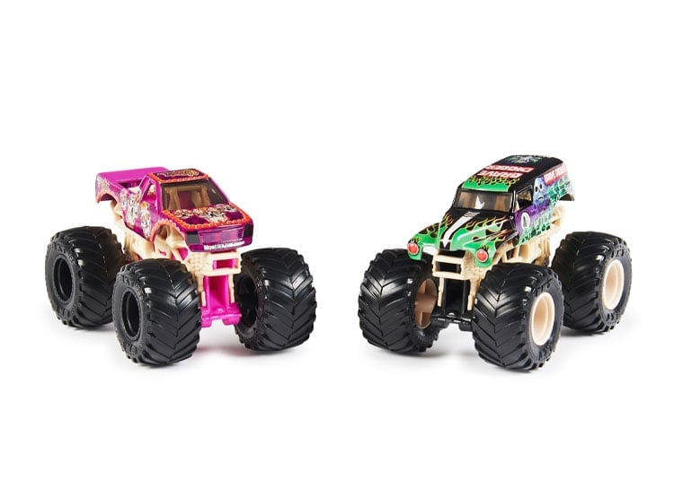 PACK X2 VEHÍCULOS ESCALA 6064128 MONSTER JAM - 1