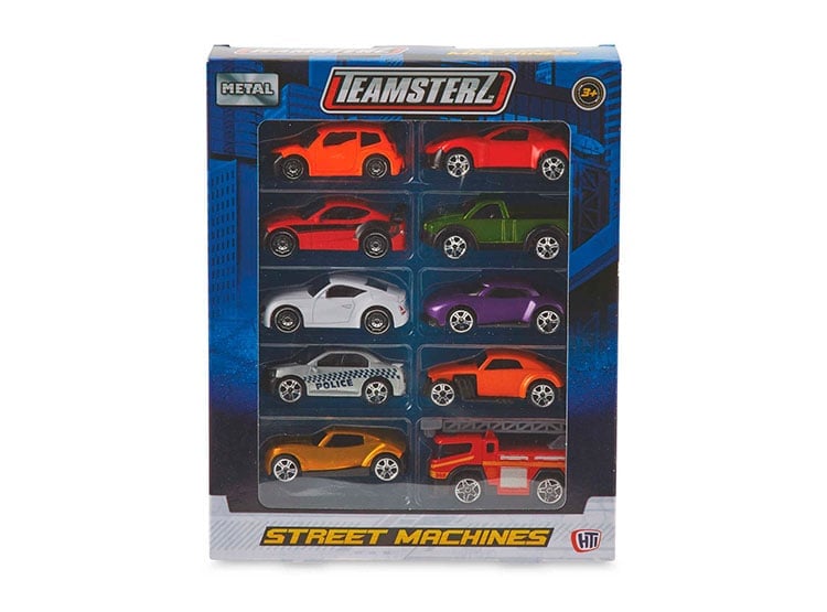 PACK 10 TEAMSTERZ SURTIDO AUTO METAL - 2