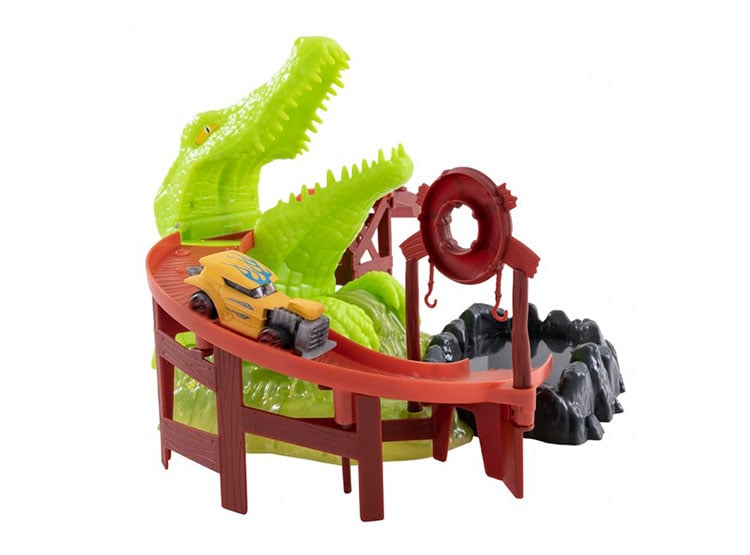 SET TEAMSTERZ CROC-BITE AUTO JUGUETE PLAY CROC BITE - 2