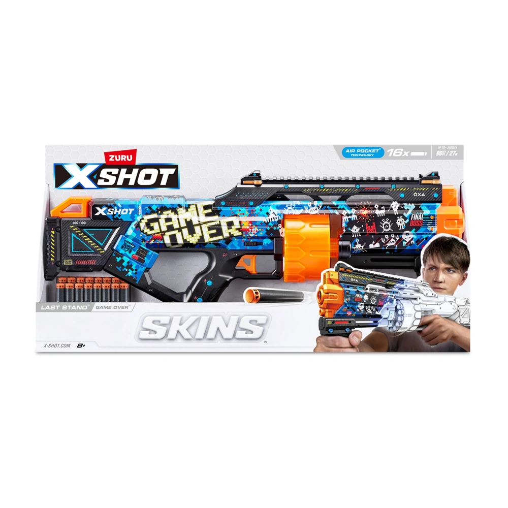 LANZADOR DE DARDOS SKINS LAST STAND X-SHOT - 1
