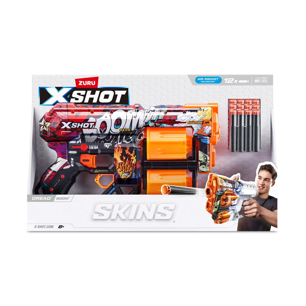 LANZADOR DE DARDOS SKINS DREAD  X-SHOT - 1