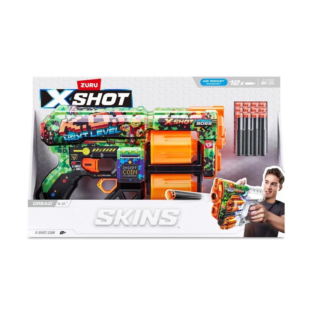 LANZADOR DE DARDOS SKINS DREAD  X-SHOT - 2