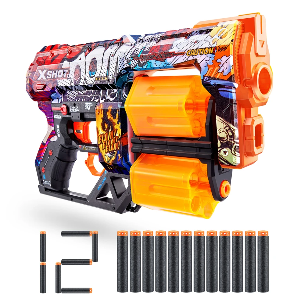 LANZADOR DE DARDOS SKINS DREAD  X-SHOT - 13