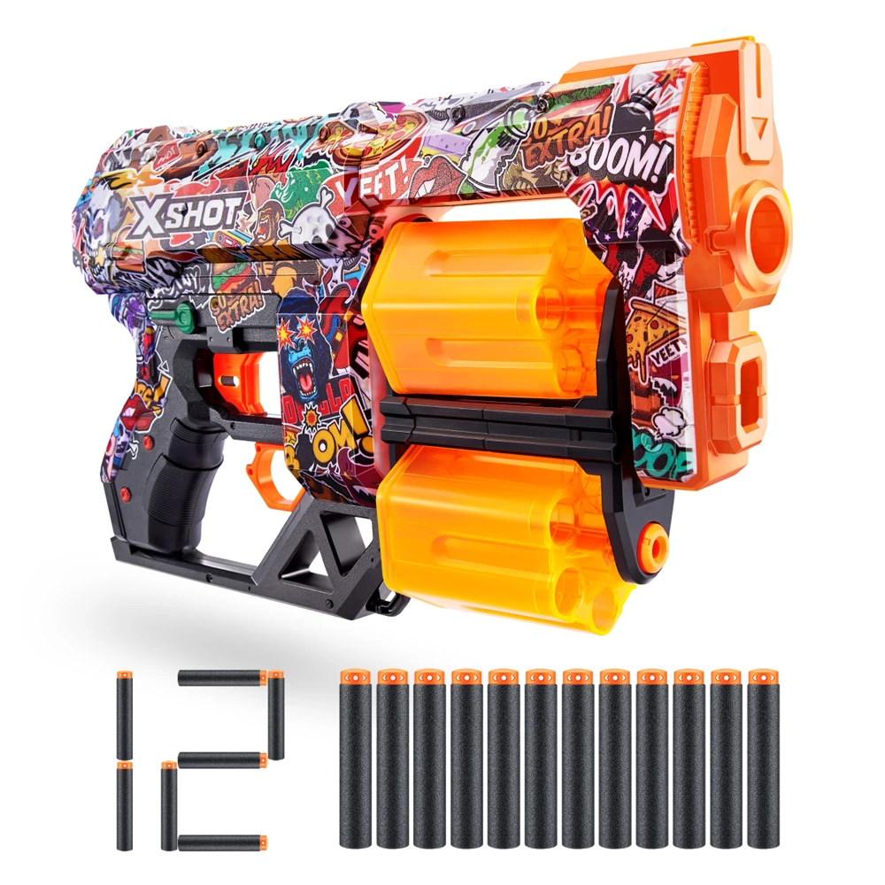 LANZADOR DE DARDOS SKINS DREAD  X-SHOT - 15