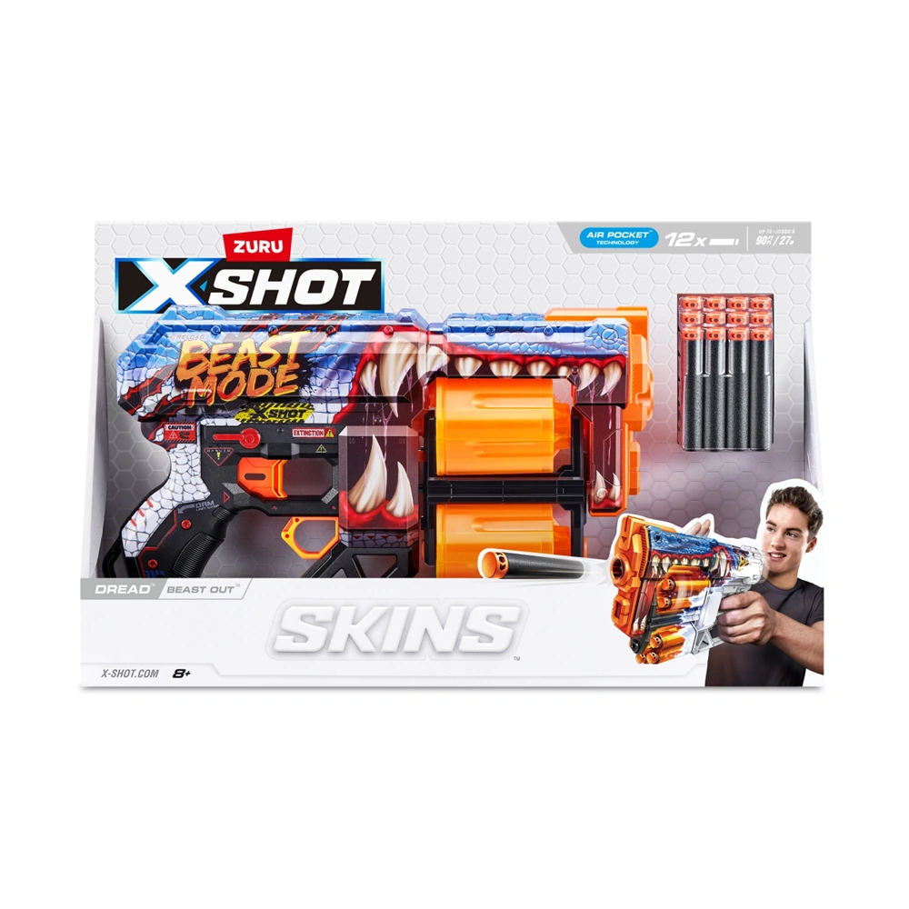 LANZADOR DE DARDOS SKINS DREAD  X-SHOT - 4