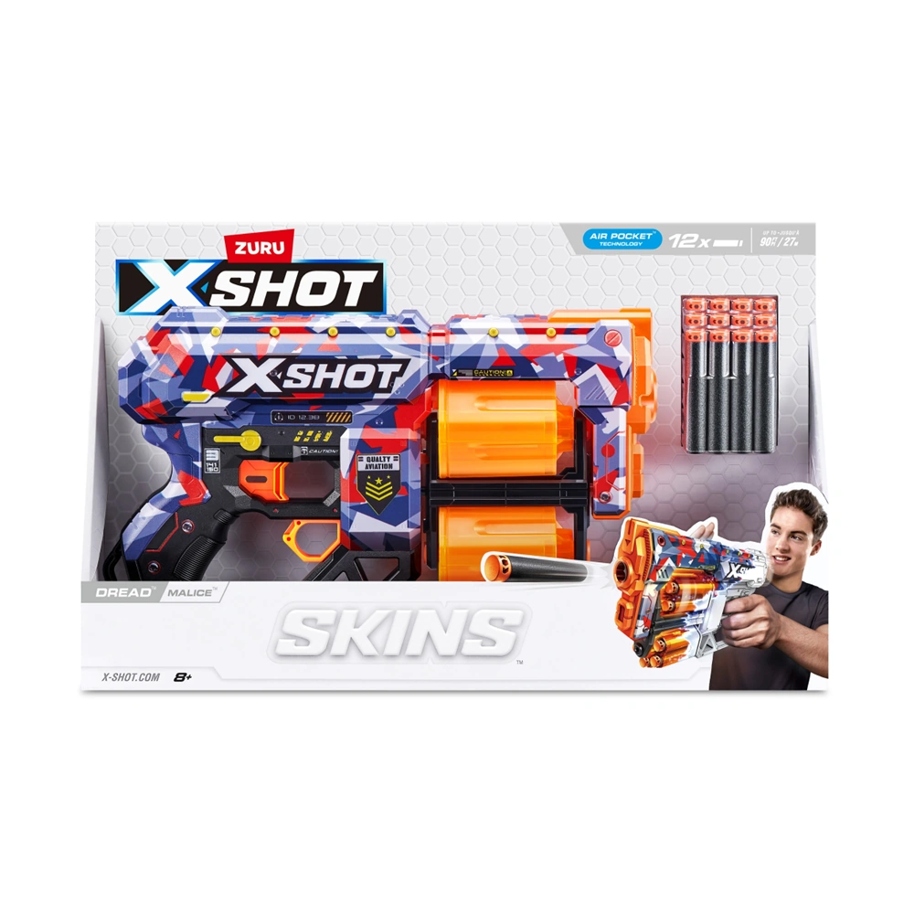 LANZADOR DE DARDOS SKINS DREAD  X-SHOT - 6