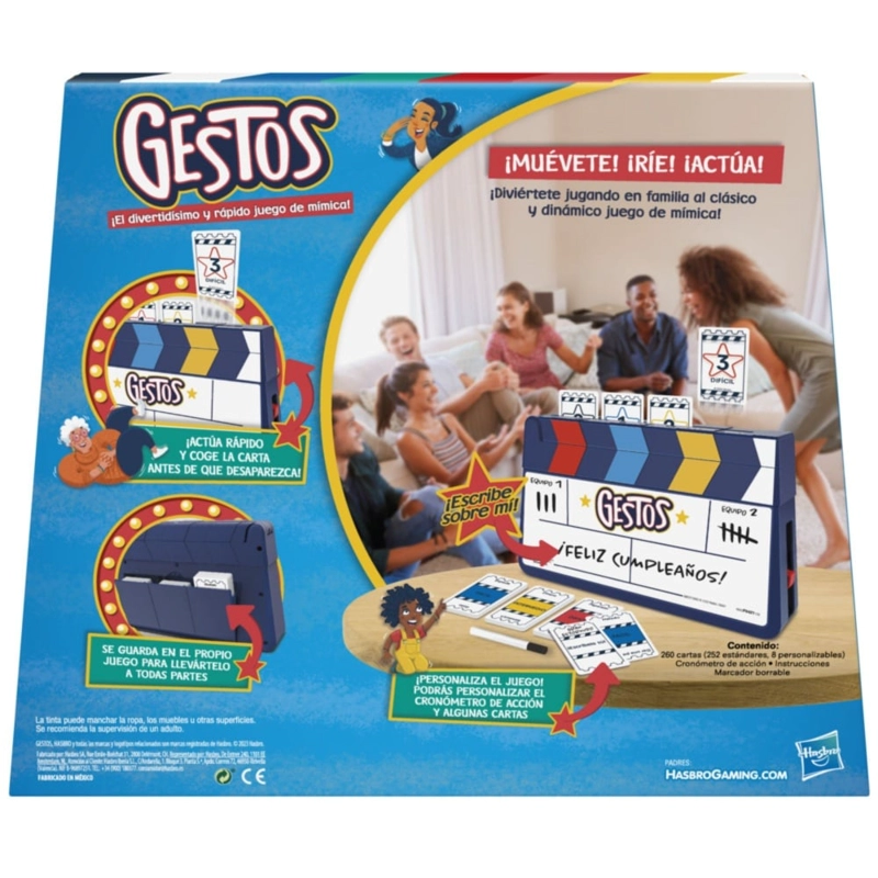JUEGO MESA HASBRO F6421 GUESSTURES REFRESH - 4