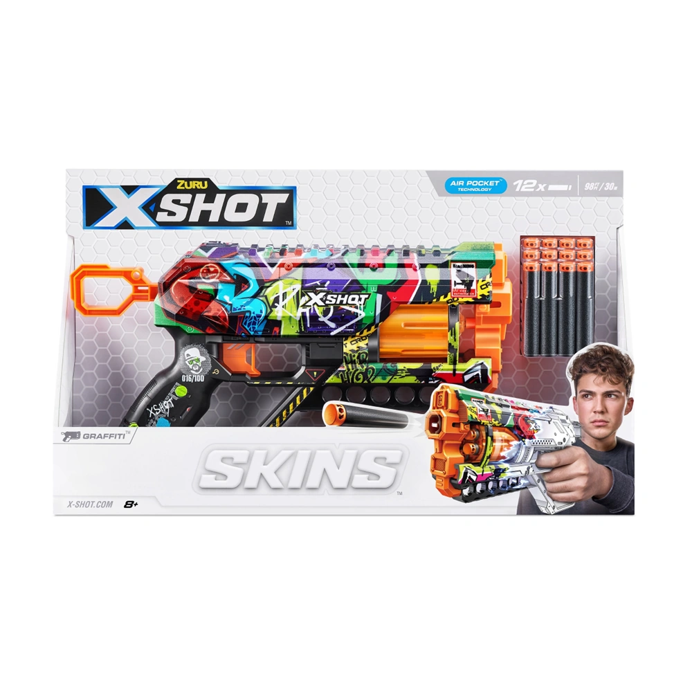 LANZADOR DE DARDOS SKINS GRIEFER  X-SHOT - 5