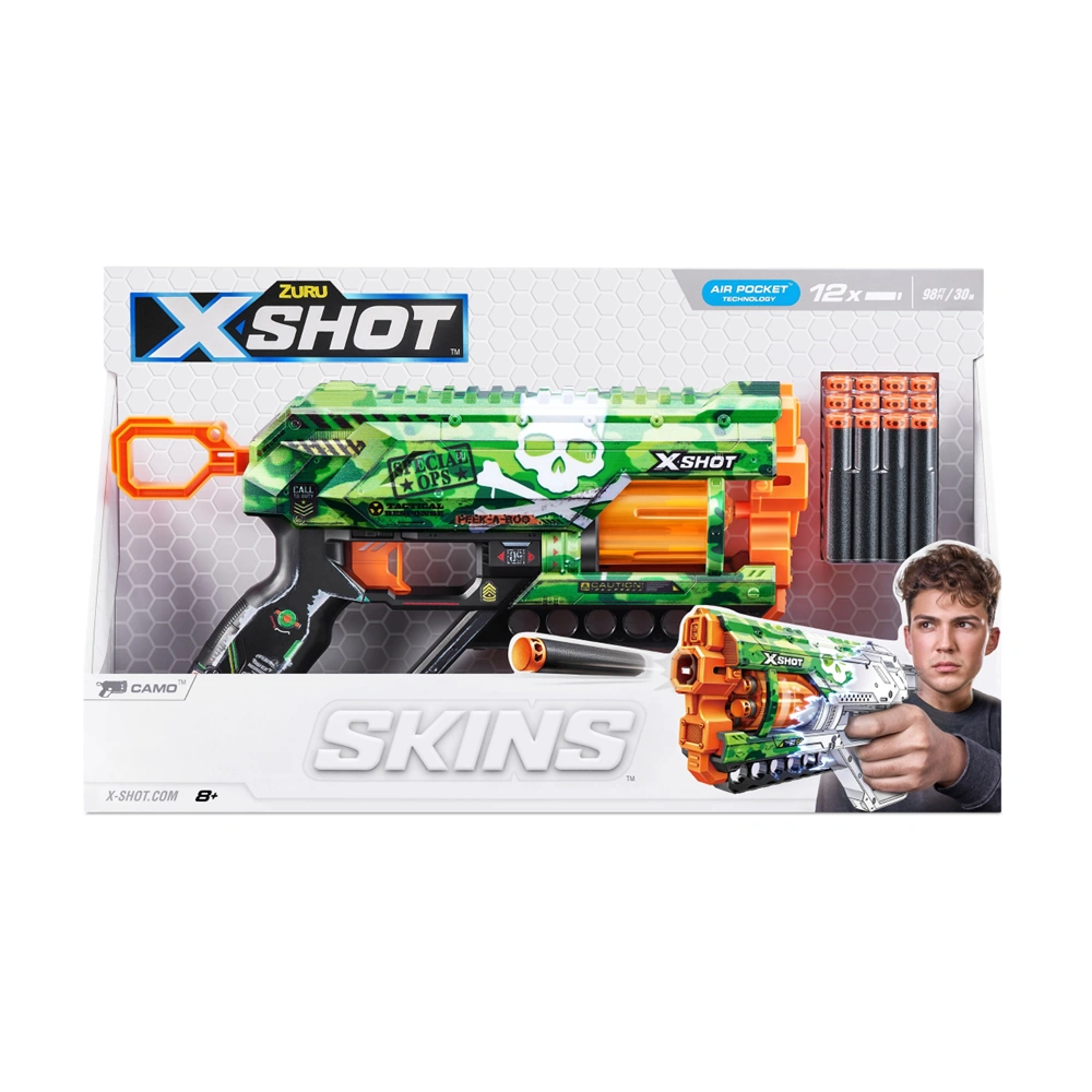 LANZADOR DE DARDOS SKINS GRIEFER  X-SHOT - 6