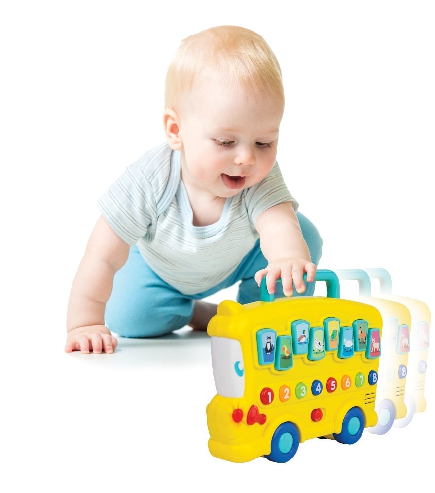 JUGUETE BEBÉ WINFUN JUEGUETE ANIMAL SOUNDS BUS 676 - 1