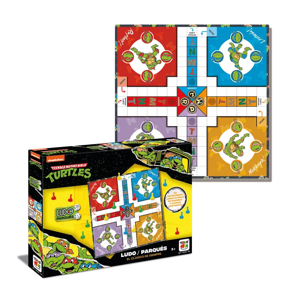 JUEGO DE MESA  LUDO TORTUNINJAS - 2