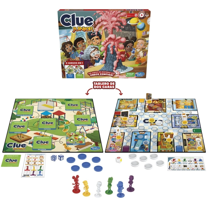JUEGO DE MESA HASBRO GAMING F6419 CLUE JUNIOR - 3