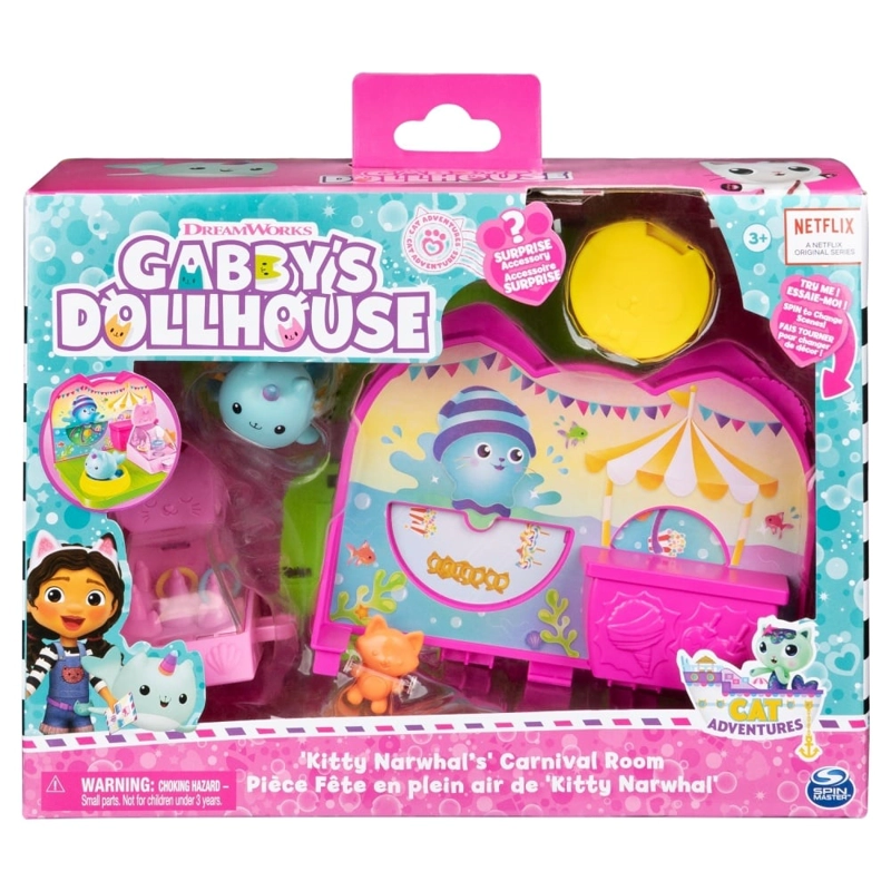 SET GABBY'S DOLLHOUSE 6067728 MUÑECA GABBYS LUJO CUARTO CARNAVAL - 3